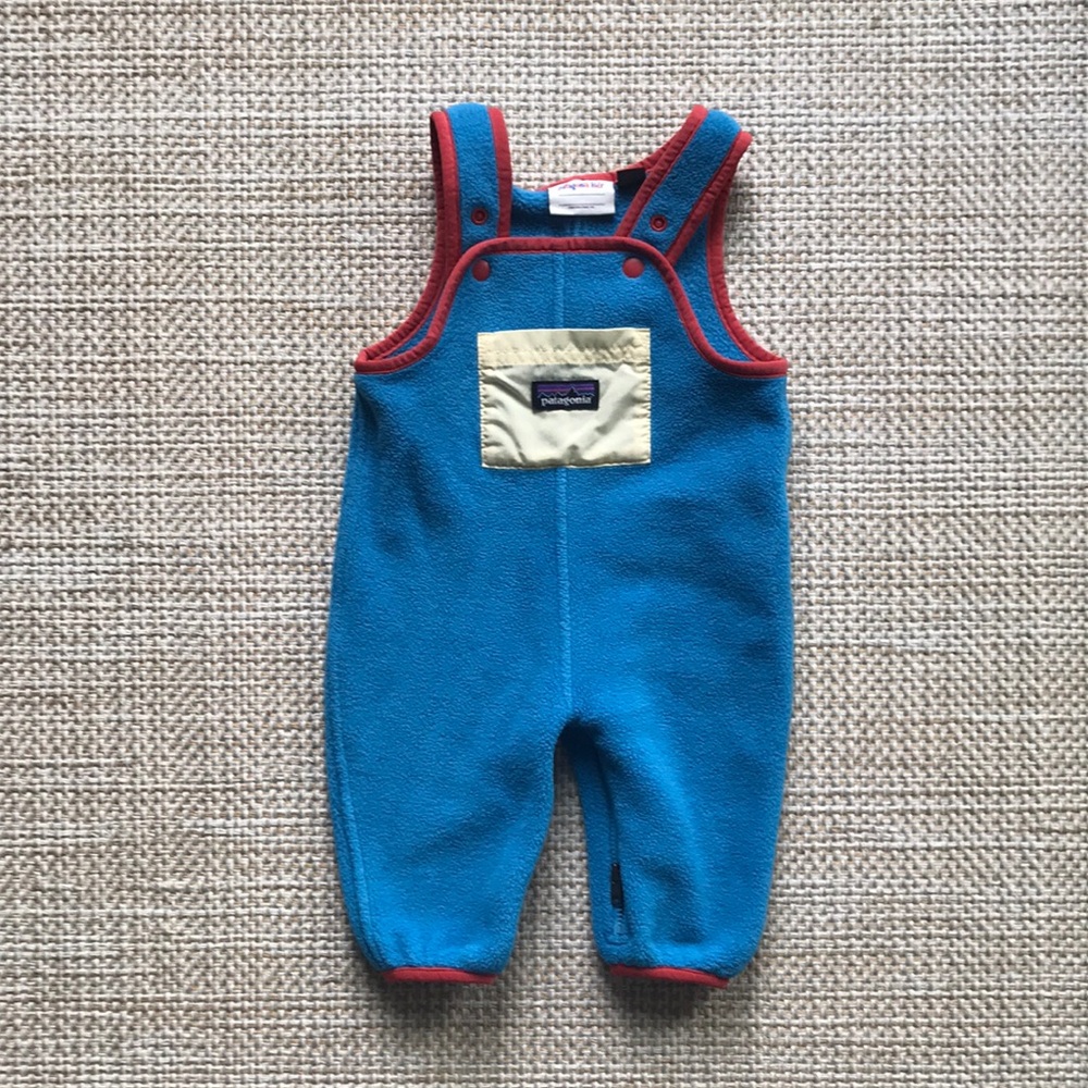 Patagonia Fleece Overalls (size 3-6m)